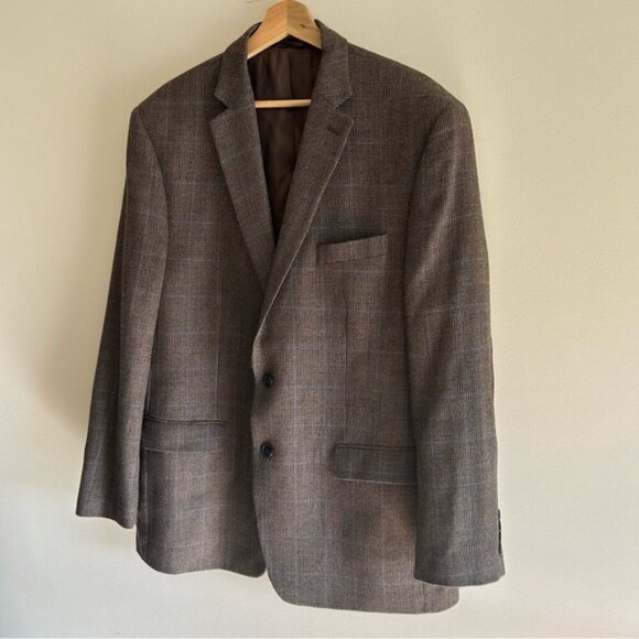 Vintage Lauren Ralph Lauren Wool Plaid Blazer - Picture 2 of 8